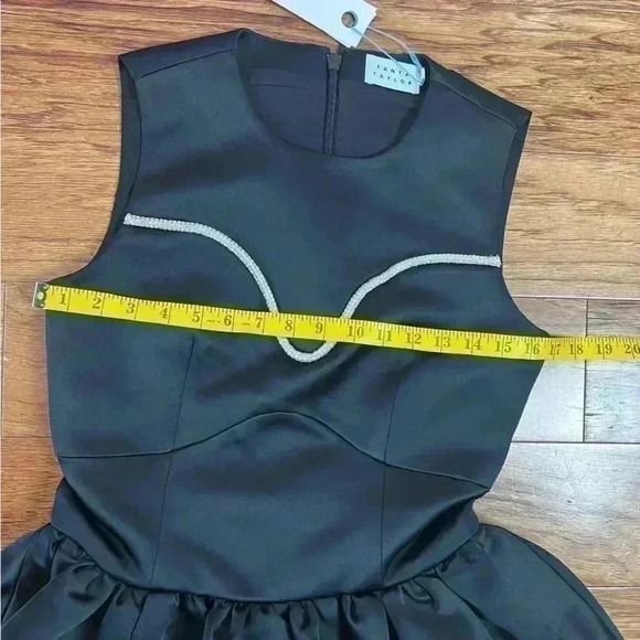 Tanya Taylor Mini Dress 2 Coquette Old Money Glam Audrey Hepburn Swiftie NYE - Picture 8 of 14